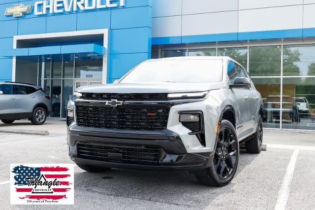 2026 Chevrolet Traverse RS in Sterling Gray Metallic — front three-quarter view
