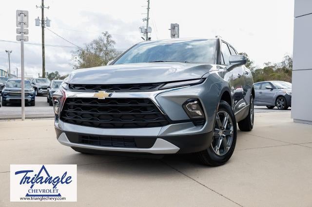 2026 Chevrolet Blazer 3LT in Sterling Gray Metallic — front three-quarter view