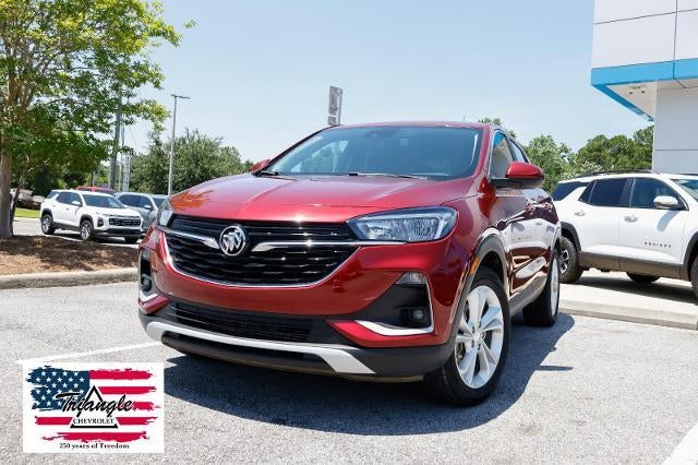 2023 Buick Encore GX Preferred in Cinnabar Metallic — front three-quarter view