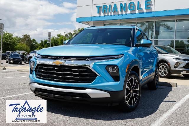 2026 Chevrolet Trailblazer LT in Marina Blue Metallic — front three-quarter view