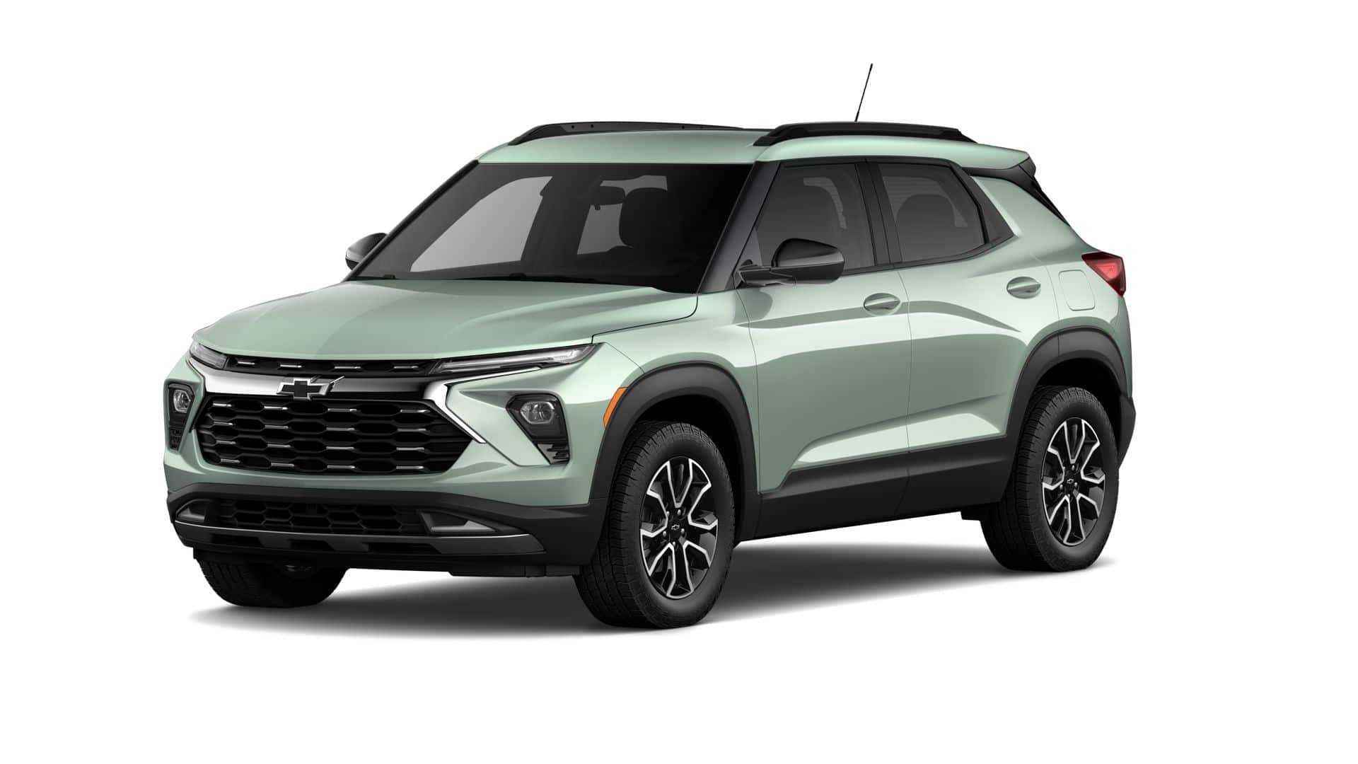 2026 Chevrolet Trailblazer ACTIV in Cacti Green — front three-quarter view